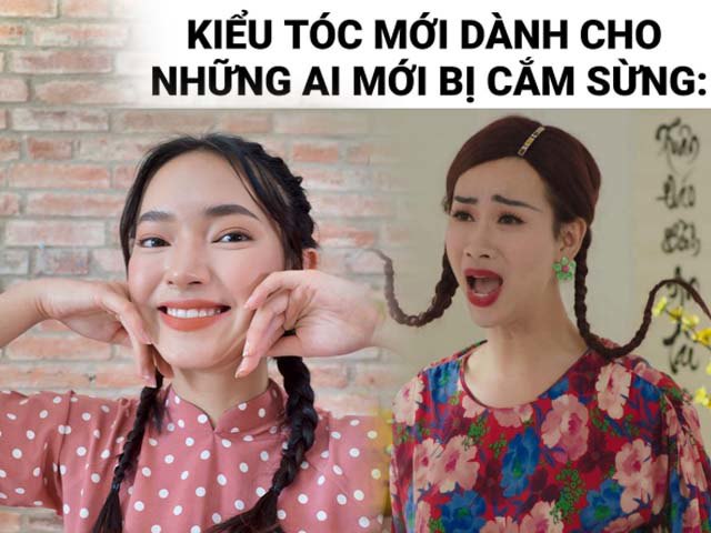 Không phải tóc tết hai bên, tóc cắm sừng gây bão MXH được dự đoán là xu hướng Tết 2021