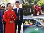 Giải trí - Lễ rước dâu của Phan Thành: Chú rể bảnh bao, dẫn đoàn "siêu xe" 200 tỷ đón vợ mỹ nhân