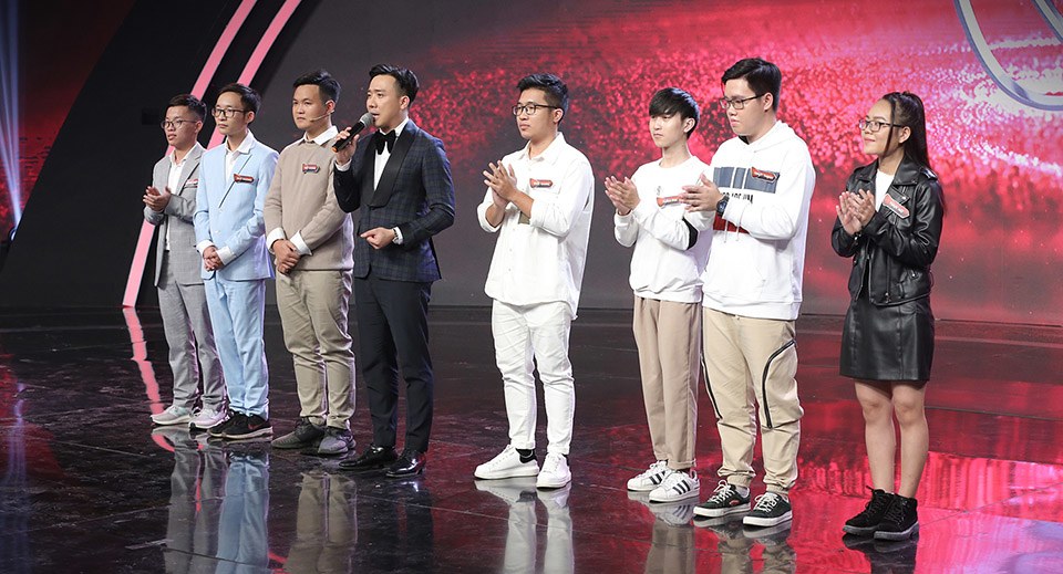 Các thí sinh trong đêm chung kết