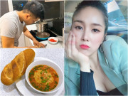 Bếp Eva - Chồng trẻ làm bánh mì, Lê Phương không biết "đền đáp" lại món gì