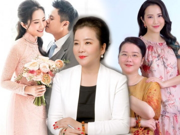 Phan Thành lấy được cô dâu xinh đẹp đã đành, nhìn sang mẹ vợ lại càng trầm trồ hơn