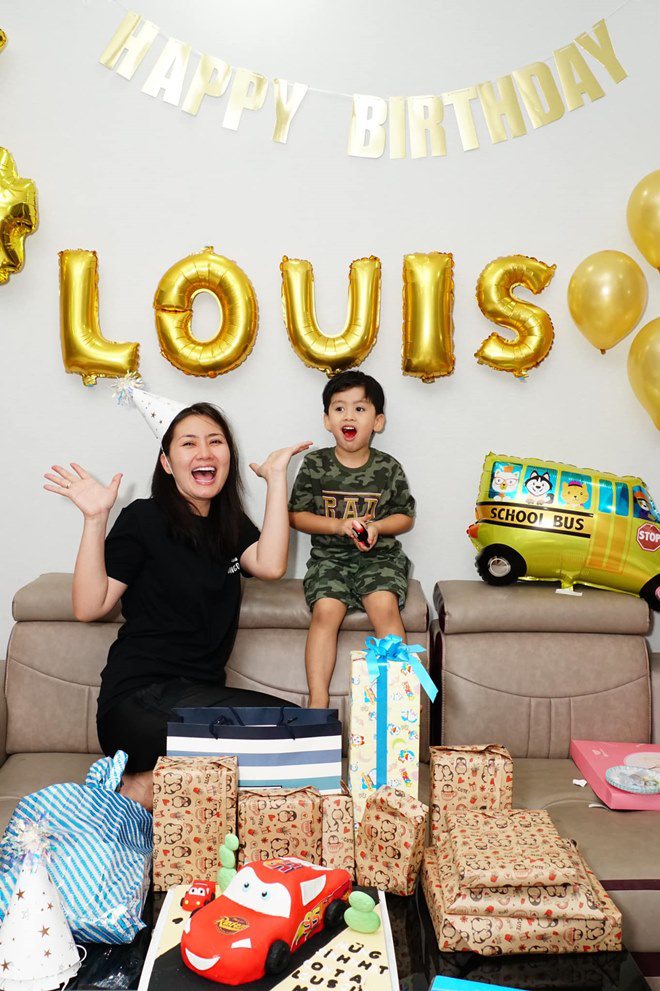 Sinh nhật con trai tại nhà Ngọc Lan nhưng chồng cũ không tới, bé Louis càng lớn càng giống bố - 4