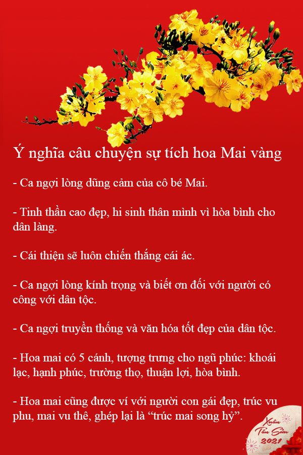 Truyện cổ tích: Sự tích hoa Mai vàng - 8