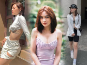 Thời trang - Diện sơmi chỉ cài một cúc, cô em thân thiết của Quỳnh Nga khoe nội y lấp ló sang chảnh