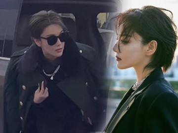 Tình địch một thời của Phạm Băng Băng khoe tóc ngắn