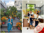 Nhà đẹp - Sao Việt dọn nhà, khoe bàn thờ Tết: Biệt thự trắng của Tăng Thanh Hà nổi bật nhất