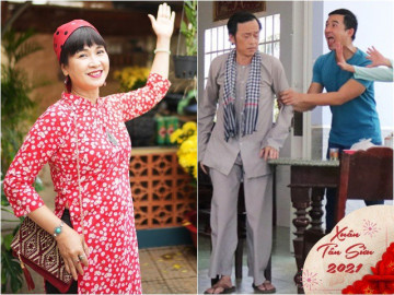 Mở tivi xem phim Tết: Mẹ chồng quốc dân trúng số độc đắc, Hoài Linh khắc khẩu với sui gia