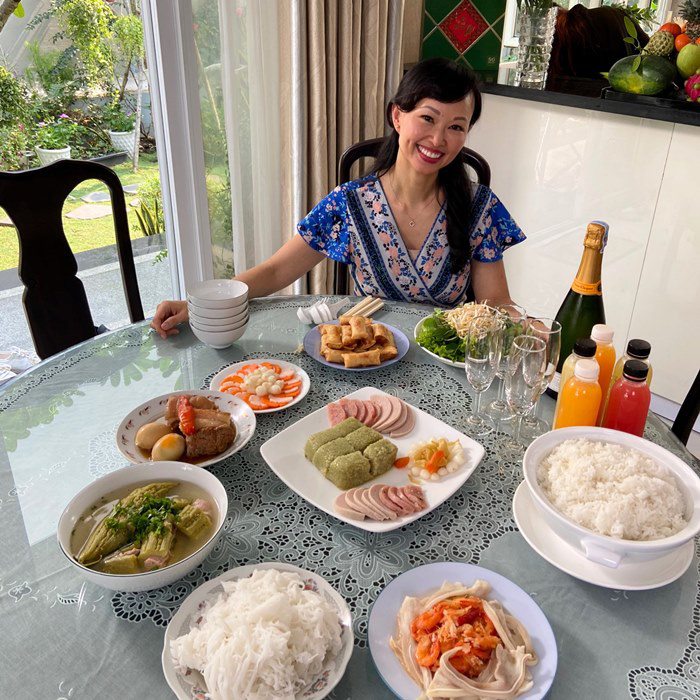 Sao Việt khoe cơm ngày Tết, bạn thân Tăng Thanh Hà còn làm 5-6 món chống ngán - 1
