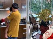 Làm mẹ - Có con với Phượng Chanel, ngày Tết Quách Ngọc Ngoan bận bịu tay bế con tay nấu cháo