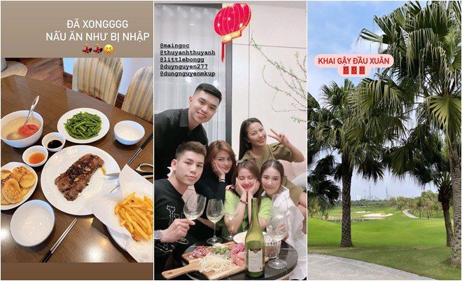 Tết của MC VTV: Mai Ngọc khoe amp;#34;mẹ quá trẻamp;#34;, Trần Ngọc bế con trai bụ bẫm đi chơi - 2