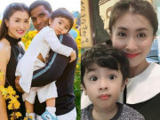 Làm mẹ - Con trai lai Ấn Độ của Nguyệt Ánh càng lớn da càng trắng giống mẹ, mắt đẹp hệt bố