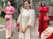 Thời trang - Ngày đầu năm xúng xính hàng hiệu đắt đỏ xuống phố, mỹ nhân Vbiz dự báo cả năm sang giàu