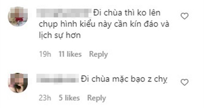 “Lên đồ” cắt trên hở dưới đi chùa, loạt mỹ nhân Việt làm mất điểm thanh lịch - 5