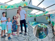 Giải trí - MC Ốc Thanh Vân bị ngã xuống hồ khi trang trí sinh nhật chồng, ông xã chuyển khoản bù đắp