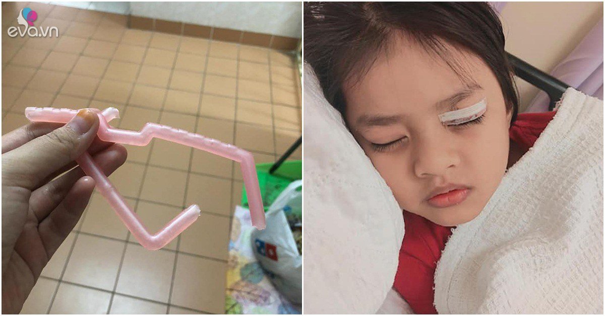 Mẹ 2 con cảnh báo cách một chiếc móc áo khiến con gái cô bị rách mắt ...