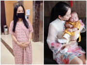 Bà bầu - 4 tháng sau sinh, vợ trẻ Dương Khắc Linh "chỉ còn thừa 2kg bụng" nhờ suốt ngày ẵm 2 con