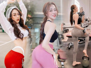 Làm đẹp - "Hot gymer" Hà thành chăm thả ảnh tập gym, ra sân cũng mặc gợi cảm khoe 3 vòng nuột như vẽ