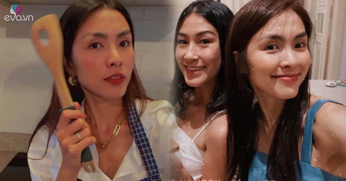 Vào bếp mà không đầu bù tóc rối, Tăng Thanh Hà tỏa sáng nhờ làn da căng mịn miễn chê