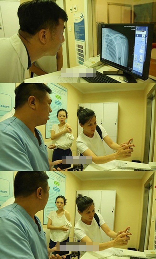 Mải đóng phim, Chương Tử Di giẫm phải móc treo quần áo, khóc vì không thể cử động - 4