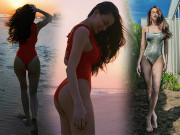 Thời trang - Hà Hồ có vóc dáng chuẩn chỉnh nhưng sau sinh cũng chỉ "chết đứng" một kiểu áo tắm