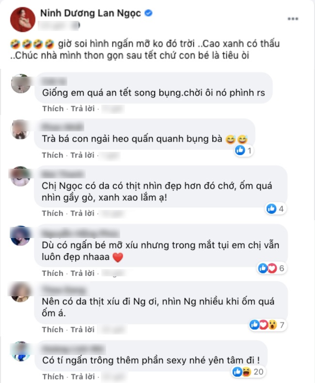 Lan Ngọc cũng bị dính amp;#34;lời nguyền bánh chưngamp;#34; khi vòng eo 54cm có thêm ngấn mỡ - 3