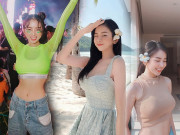 Làm đẹp - Đi du lịch biển, DJ Mie thả thềm ngực hững hờ với chiếc váy dây, chứng minh body cực phẩm