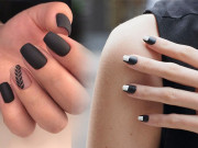 Làm đẹp - Sơn móng tay màu đen: Tưởng nhạt nhoà mà sang hết nấc với 5 kiểu nail đẹp này