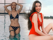 Làm đẹp - Đầu năm, đường đua khoe dáng với bikini gọi tên loạt mỹ nhân: Hà Hồ, bạn gái Huỳnh Anh quá nuột