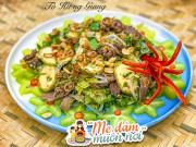 Bếp Eva - Mẹ 2 con mách cách làm gỏi bò bóp thấu tuyệt ngon, làm bao nhiêu cũng hết sạch