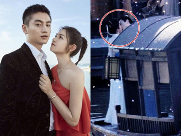 Chồng ôm hôn Lưu Diệc Phi, dân mạng tò mò thái độ của Tiểu Long Nữ Trần Nghiên Hy