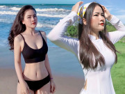 Thời trang - Hằng ngày toàn diện đồng phục, hot girl Đồng Tháp một lần diện bikini làm ai nấy điêu đứng