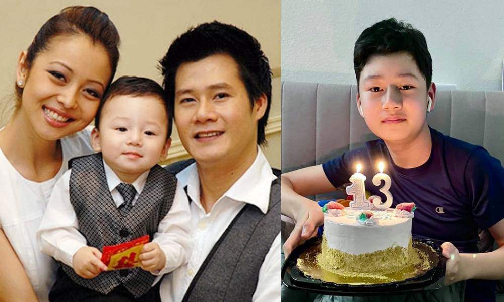 Con trai của Jennifer Phạm và Quang Dũng 13 tuổi đã cao hơn mẹ - 2