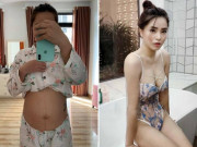 Bà bầu - Sau sinh liền 3 con với Thành Đạt, Hải Băng khoe dáng nuột "không tự nhiên mà có"