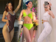 Làm đẹp - Sao Việt khoe dáng sau tết: Lệ Quyên giữ vững phong độ, Cẩm Đan mướt mát với bikini