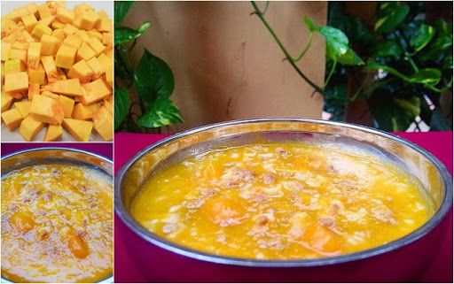 Cách nấu cháo thịt bò bí đỏ cho bé ăn dặm giàu dinh dưỡng - 1