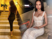 Thời trang - Không còn gây tranh cãi, Thuý Vi nay mặc đầm tuy mỏng nhưng vẫn gợi cảm tinh tế