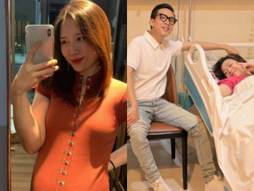 JustaTee đăng ảnh 4 năm 2 lần chăm vợ đẻ, dân tình chỉ soi mặt mộc của Trâm Anh