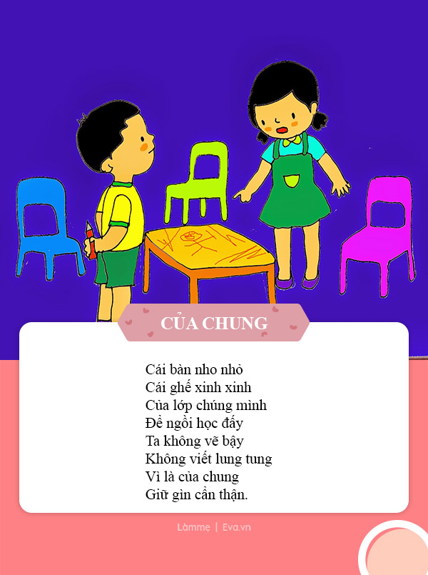 10 bài xích thơ hoặc dễ dàng nằm trong mang đến bé nhỏ kiểu giáo: con cái tăng trí mưu trí, kỹ năng ngữ điệu - 10
