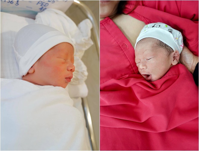 Sao Việt 24h: Cận cảnh khuôn mặt quý tử mới sinh đáng yêu nhà giám khảo Rap Việt - 2