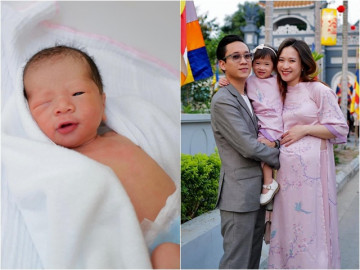 Sao Việt 24h: Cận cảnh khuôn mặt quý tử mới sinh đáng yêu nhà giám khảo Rap Việt