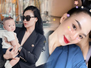 Làm đẹp - Mẹ bỉm Minh Hà khoe chân mày và hàng mi nhưng làn da căng bóng chiếm sóng