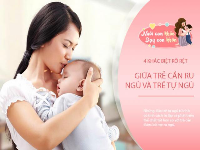 Khác biệt lớn giữa một đứa trẻ cần được ru ngủ và tự ngủ, không chỉ là chuyện tự lập