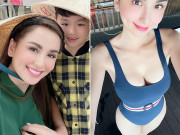 Bà bầu - Giờ dáng đẹp nõn nà, HH Diễm Hương từng nặng 70kg, không dám nhìn ngấn mỡ bụng sau sinh