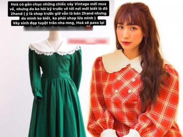 Mua váy xinh xắn nhưng Hoà Minzy phải bán lại nhanh chóng vì lỗi khó ngờ