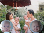 Giải trí - Hồ Ngọc Hà tung ảnh cặp song sinh tròn 4 tháng tuổi, dễ dàng phân biệt Leon - Lisa