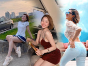 Làm đẹp - Siêng chơi thể thao, hotgirl Trâm Anh "thả nhẹ" hình khoe body căng mẩy đủ làm dân tình ngả nghiêng