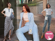 Thời trang - Với 1 chiếc áo phông muốn mặc đẹp 7 ngày, chị em lưu ngay công thức diện đi đâu cũng xinh