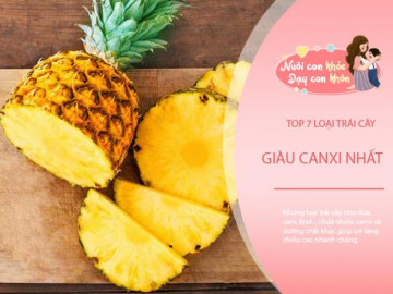 7 loại trái cây giàu canxi, mẹ cho con ăn "lợi đơn, lợi kép"