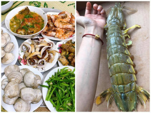 Mâm cơm HOT MXH - Nàng dâu số hưởng, suốt ngày được nhà chồng nấu cho ăn, mâm nào cũng ú ụ hải sản