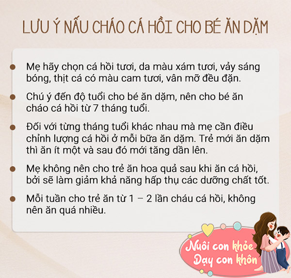 Trẻ ăn cá hồi thông minh, mẹ học ngay 5 món cháo cá hồi ăn dặm không tanh cho bé - 16